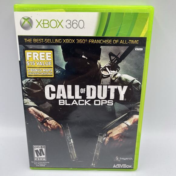 Call Of Duty Black Ops - Xbox 360 - PAL FR - Complet Avec Notice - Bon état